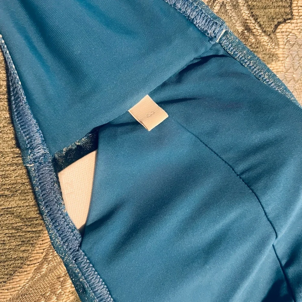 Zimmermann Raie Lurex Blue Iris Tie Bikini Set